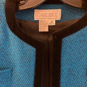 Carlisle Wool and velvet vintage jacket.